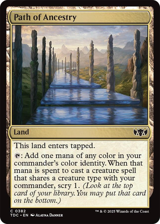Path of Ancestry [Commander: Tarkir: Dragonstorm] 382