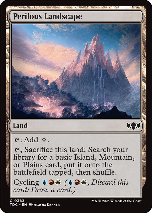 Perilous Landscape [Commander: Tarkir: Dragonstorm] 383
