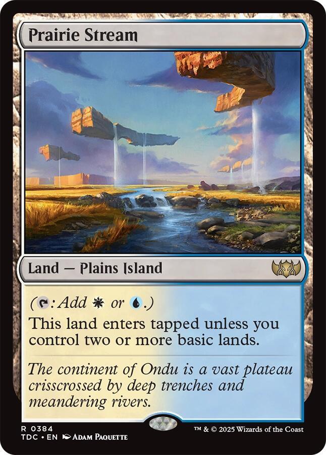 Prairie Stream [Commander: Tarkir: Dragonstorm] 384