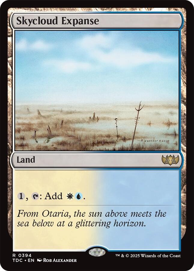 Skycloud Expanse [Commander: Tarkir: Dragonstorm] 394