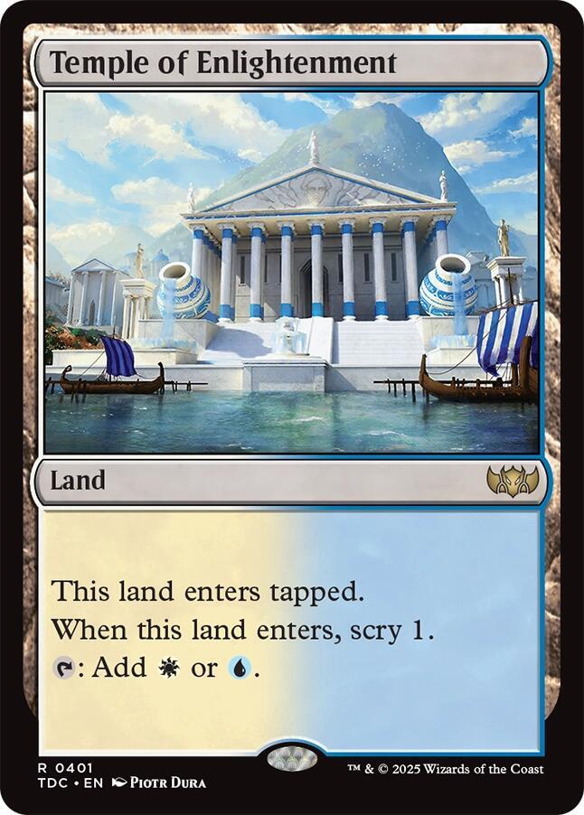 Temple of Enlightenment [Commander: Tarkir: Dragonstorm] 401
