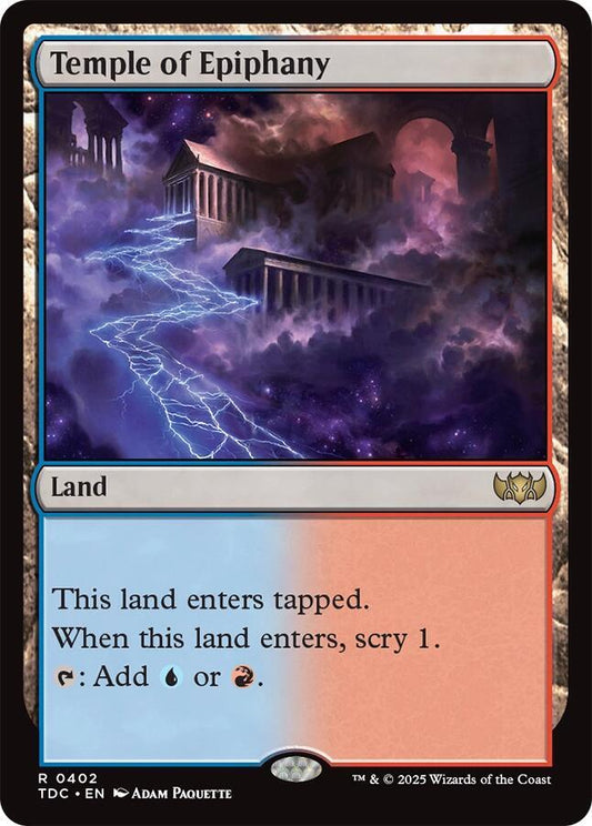 Temple of Epiphany [Commander: Tarkir: Dragonstorm] 402