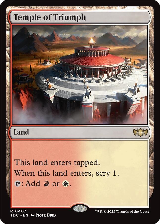 Temple of Triumph [Commander: Tarkir: Dragonstorm] 407
