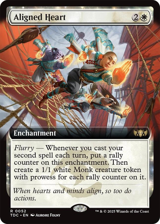 Aligned Heart (Extended Art) [Commander: Tarkir: Dragonstorm] 52