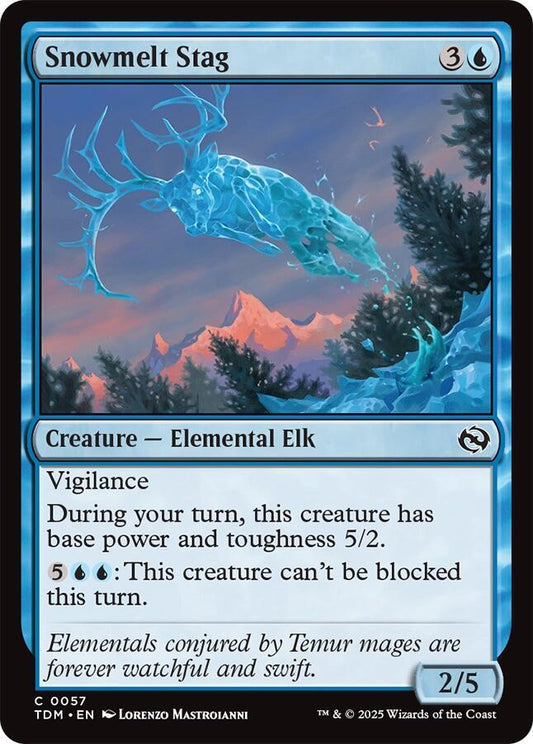 Snowmelt Stag [Tarkir: Dragonstorm] 57