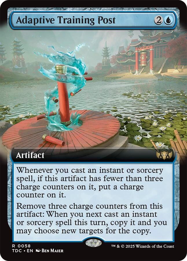 Adaptive Training Post (Extended Art) [Commander: Tarkir: Dragonstorm] 58