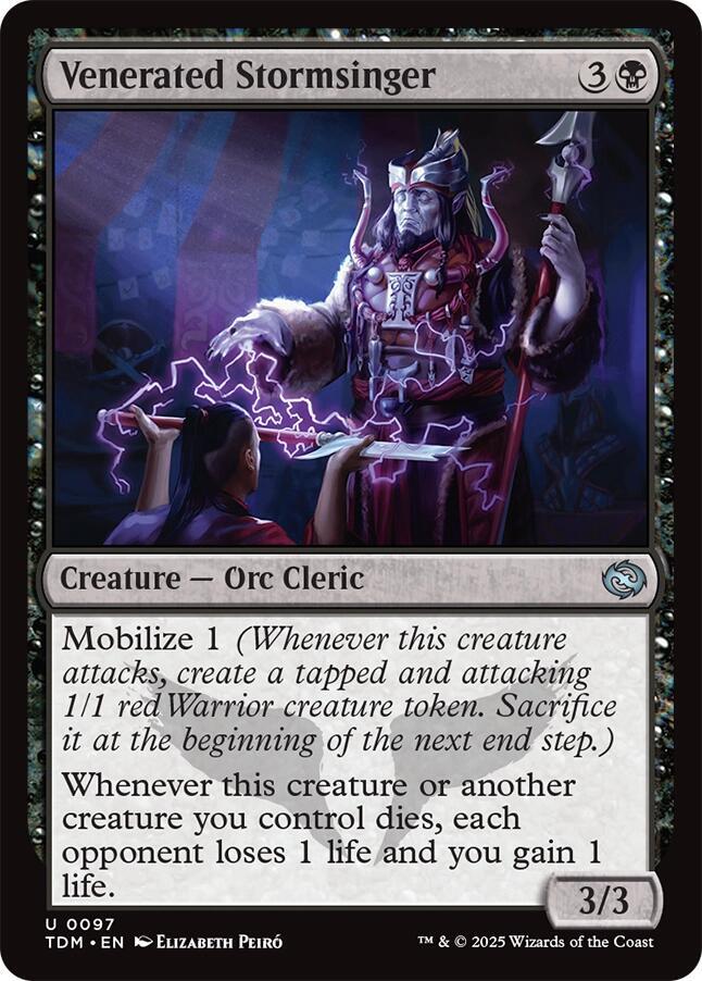 Venerated Stormsinger [Tarkir: Dragonstorm] 97