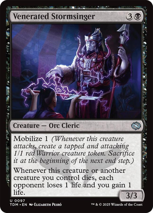 Venerated Stormsinger [Tarkir: Dragonstorm] 97