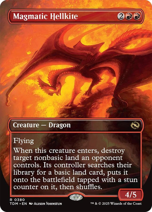 Magmatic Hellkite (Borderless) [Tarkir: Dragonstorm] 380