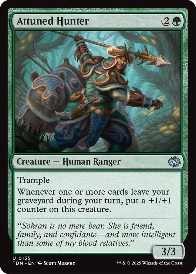 Attuned Hunter [Tarkir: Dragonstorm] 135