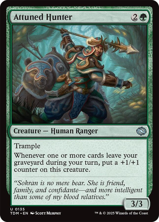 Attuned Hunter [Tarkir: Dragonstorm] 135