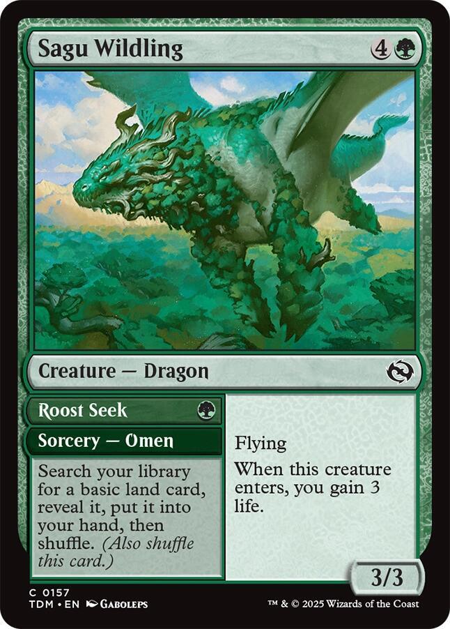Sagu Wildling [Tarkir: Dragonstorm] 157