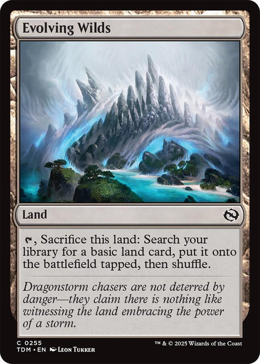 Evolving Wilds [Tarkir: Dragonstorm] 255