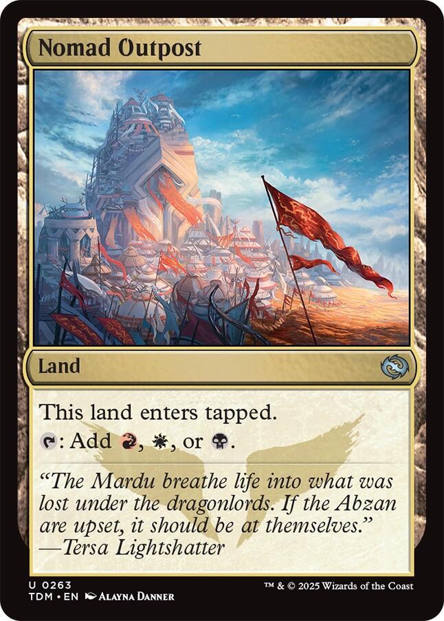 Nomad Outpost [Tarkir: Dragonstorm] 263