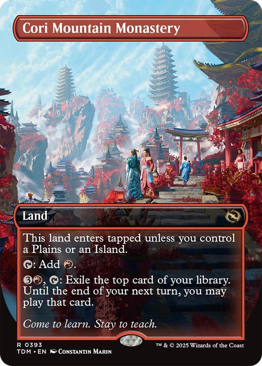 Cori Mountain Monastery (Borderless) [Tarkir: Dragonstorm] 393
