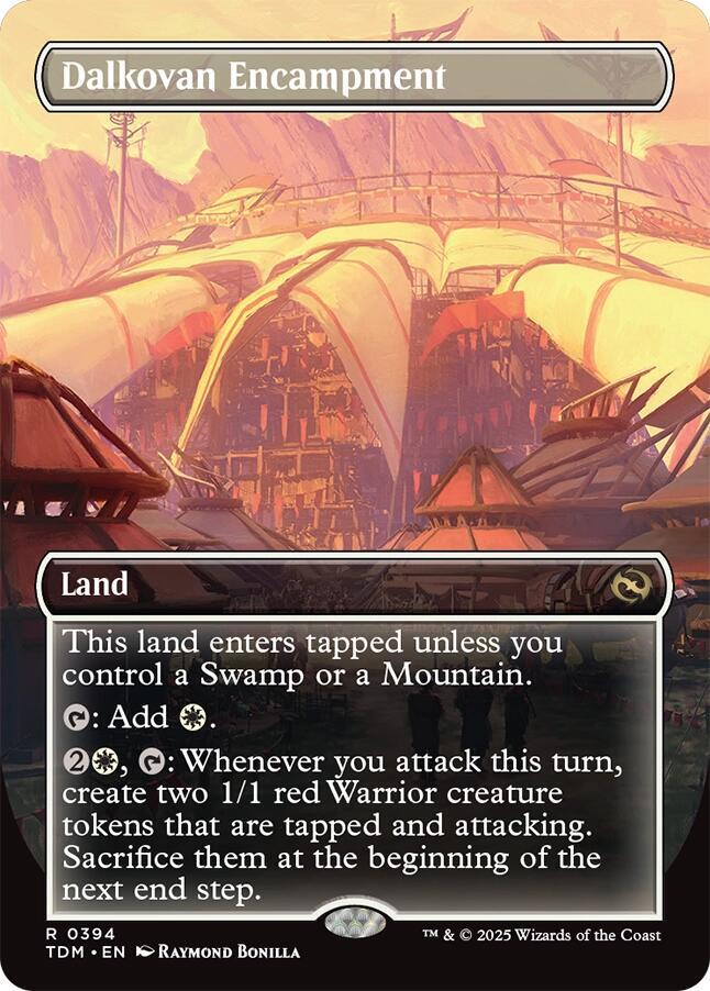 Dalkovan Encampment (Borderless) [Tarkir: Dragonstorm] 394