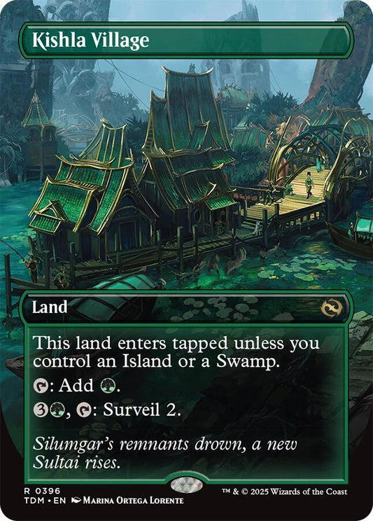 Kishla Village (Borderless) [Tarkir: Dragonstorm] 396