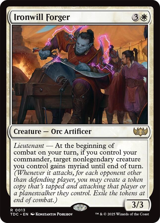 Ironwill Forger [Commander: Tarkir: Dragonstorm] 13