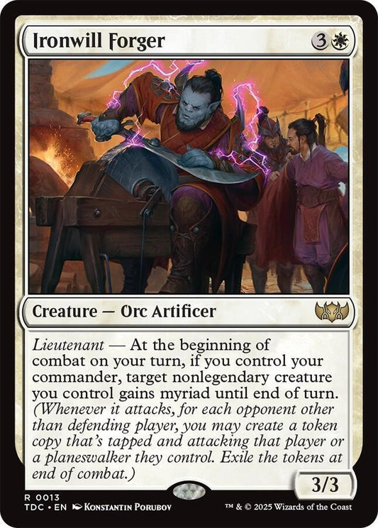 Ironwill Forger [Commander: Tarkir: Dragonstorm] 13