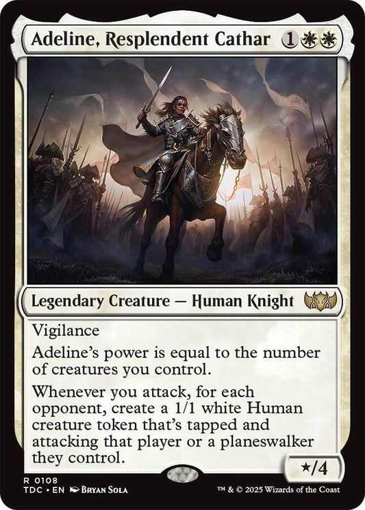 Adeline, Resplendent Cathar [Commander: Tarkir: Dragonstorm] 108