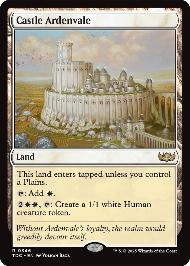 Castle Ardenvale [Commander: Tarkir: Dragonstorm] 346