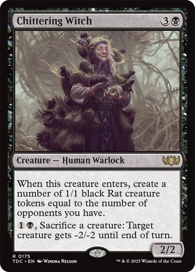 Chittering Witch [Commander: Tarkir: Dragonstorm] 175