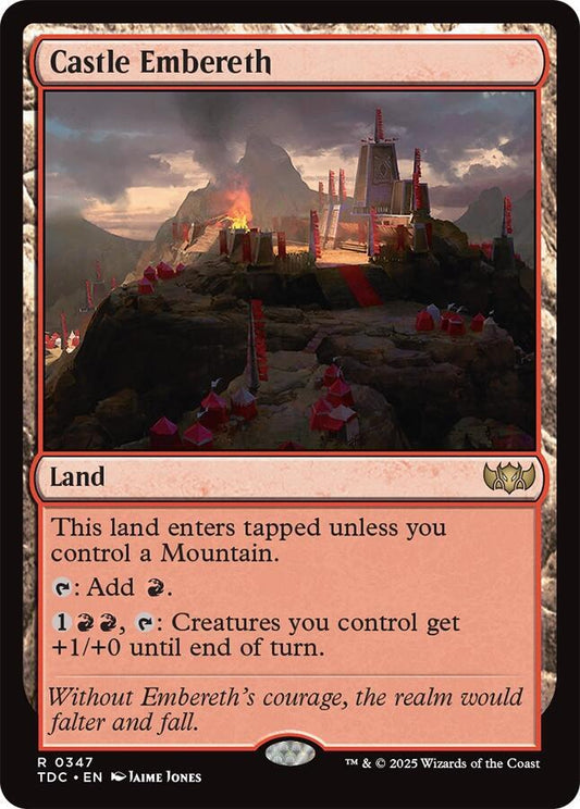 Castle Embereth [Commander: Tarkir: Dragonstorm] 347