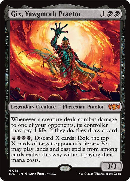 Gix, Yawgmoth Praetor [Commander: Tarkir: Dragonstorm] 181