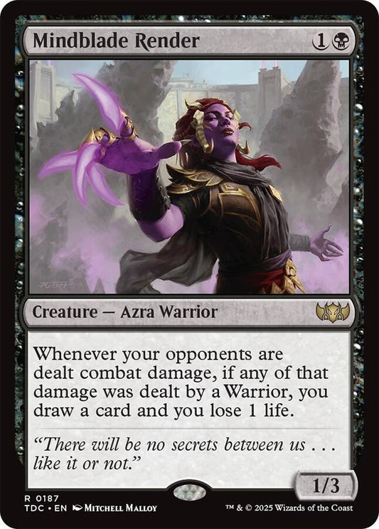 Mindblade Render [Commander: Tarkir: Dragonstorm] 187