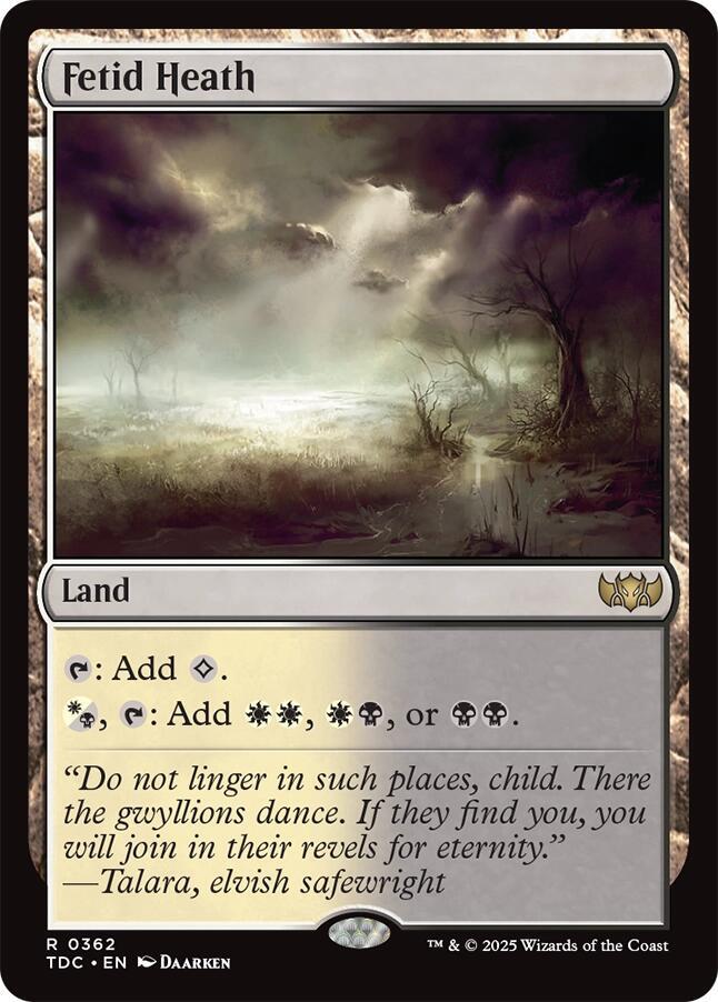 Fetid Heath [Commander: Tarkir: Dragonstorm] 362