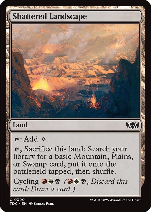 Shattered Landscape [Commander: Tarkir: Dragonstorm] 390