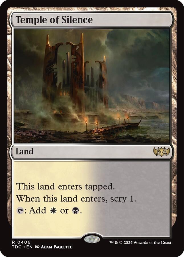 Temple of Silence [Commander: Tarkir: Dragonstorm] 406