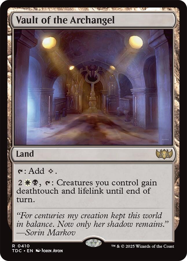 Vault of the Archangel [Commander: Tarkir: Dragonstorm] 410