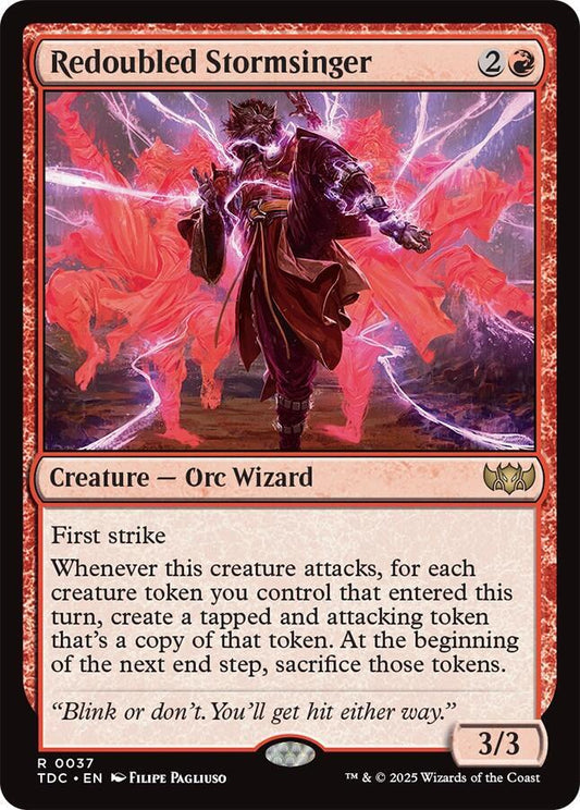 Redoubled Stormsinger [Commander: Tarkir: Dragonstorm] 37