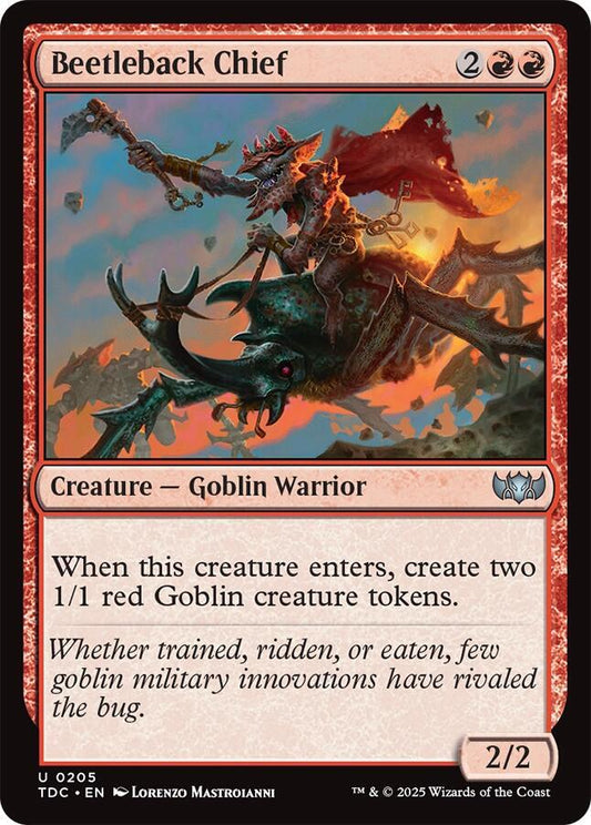 Beetleback Chief [Commander: Tarkir: Dragonstorm] 205