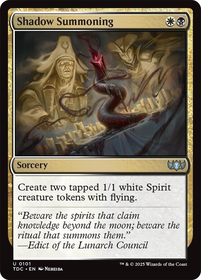 Shadow Summoning [Commander: Tarkir: Dragonstorm] 101