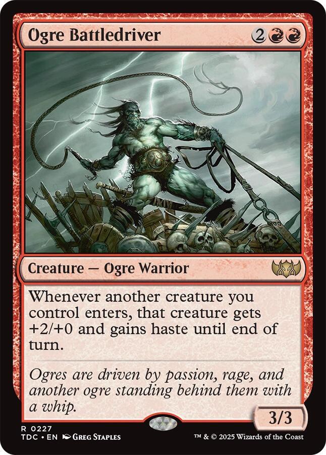 Ogre Battledriver [Commander: Tarkir: Dragonstorm] 227