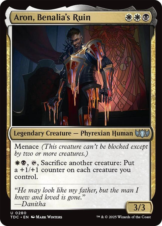 Aron, Benalia's Ruin [Commander: Tarkir: Dragonstorm] 280
