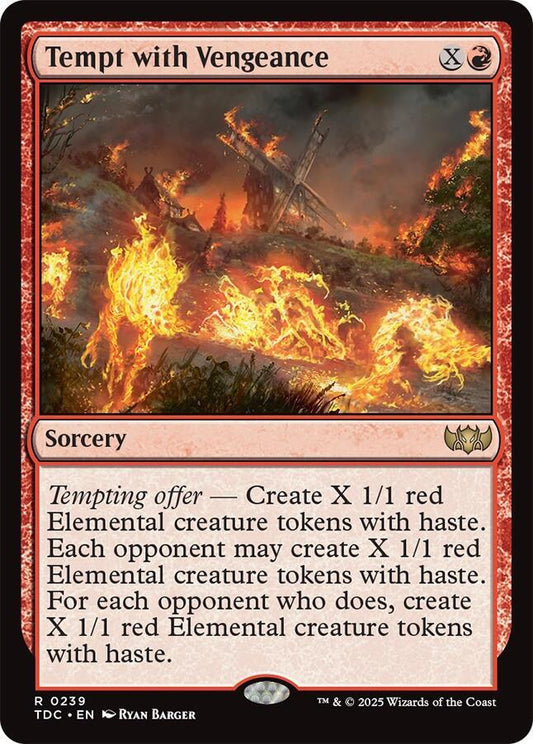 Tempt with Vengeance [Commander: Tarkir: Dragonstorm] 239
