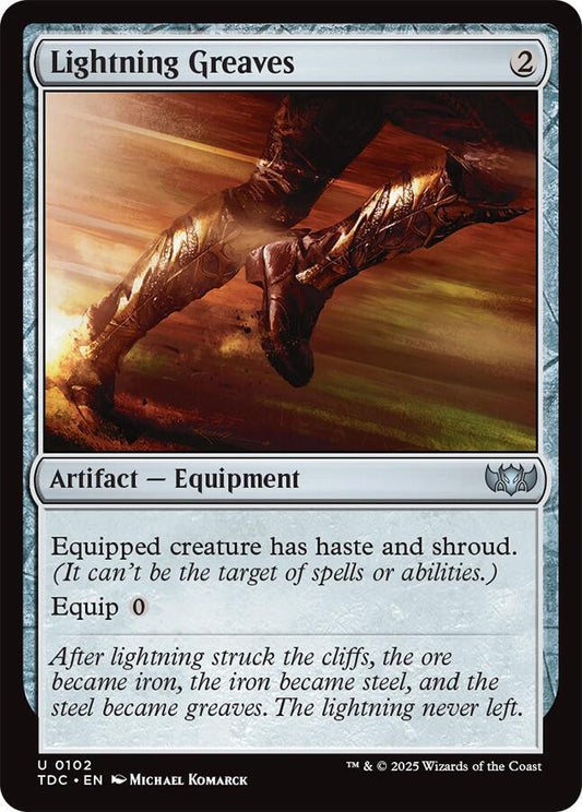 Lightning Greaves [Commander: Tarkir: Dragonstorm] 102