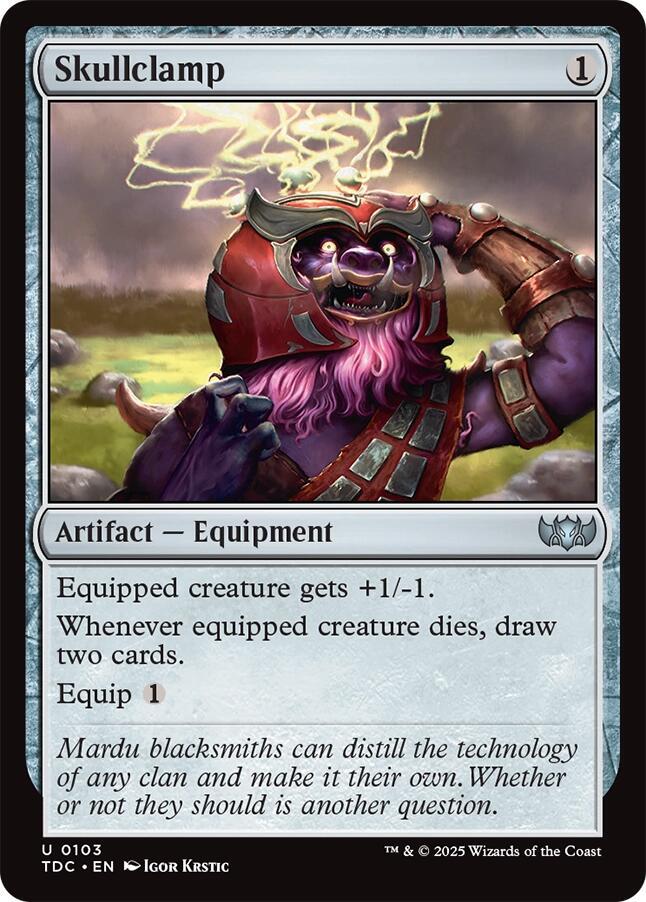 Skullclamp [Commander: Tarkir: Dragonstorm] 103