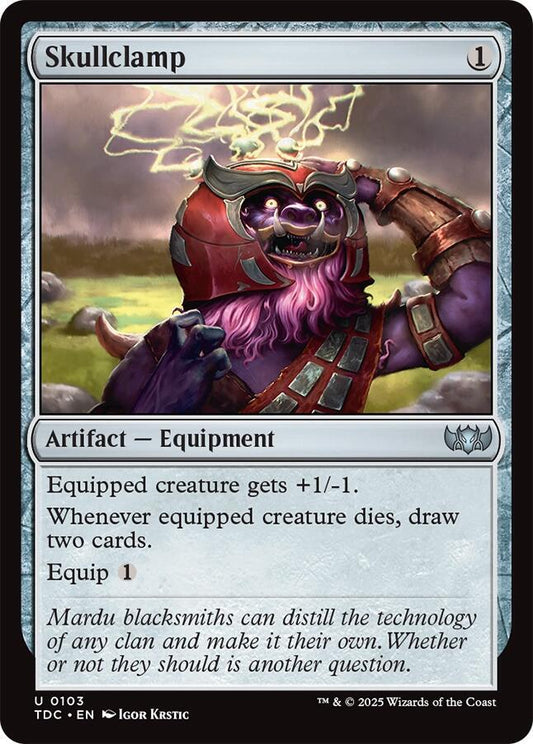 Skullclamp [Commander: Tarkir: Dragonstorm] 103