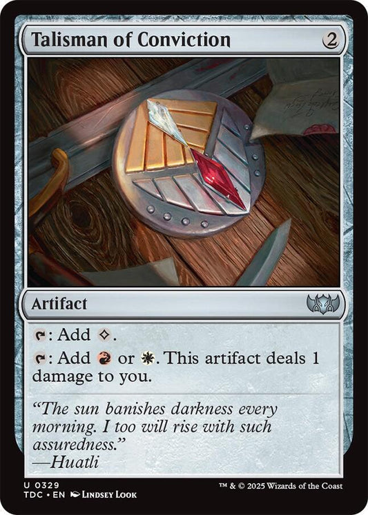 Talisman of Conviction [Commander: Tarkir: Dragonstorm] 329