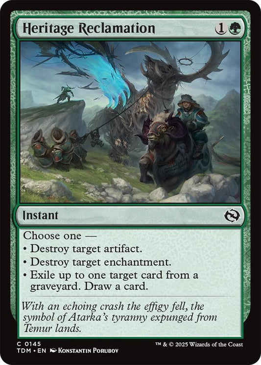 Heritage Reclamation [Tarkir: Dragonstorm] 145