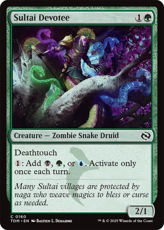 Sultai Devotee [Tarkir: Dragonstorm] 160