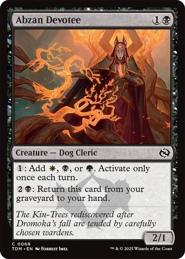 Abzan Devotee [Tarkir: Dragonstorm] 68