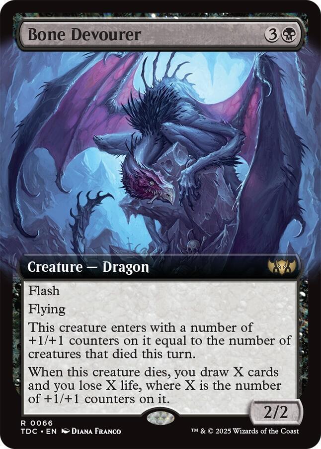 Bone Devourer (Extended Art) [Commander: Tarkir: Dragonstorm] 66