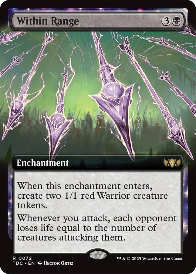 Within Range (Extended Art) [Commander: Tarkir: Dragonstorm] 72