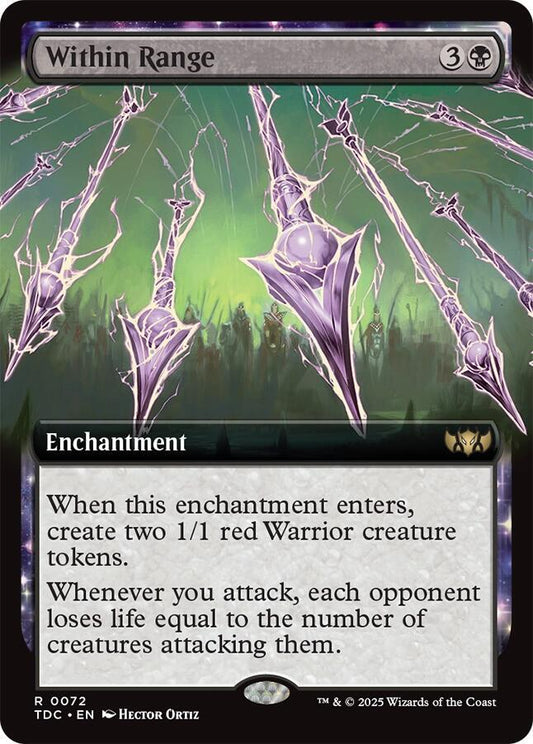 Within Range (Extended Art) [Commander: Tarkir: Dragonstorm] 72