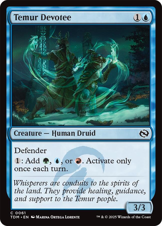 Temur Devotee [Tarkir: Dragonstorm] 61